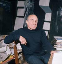 Portrait of Feliks Topolski: Photo by Allan Warren